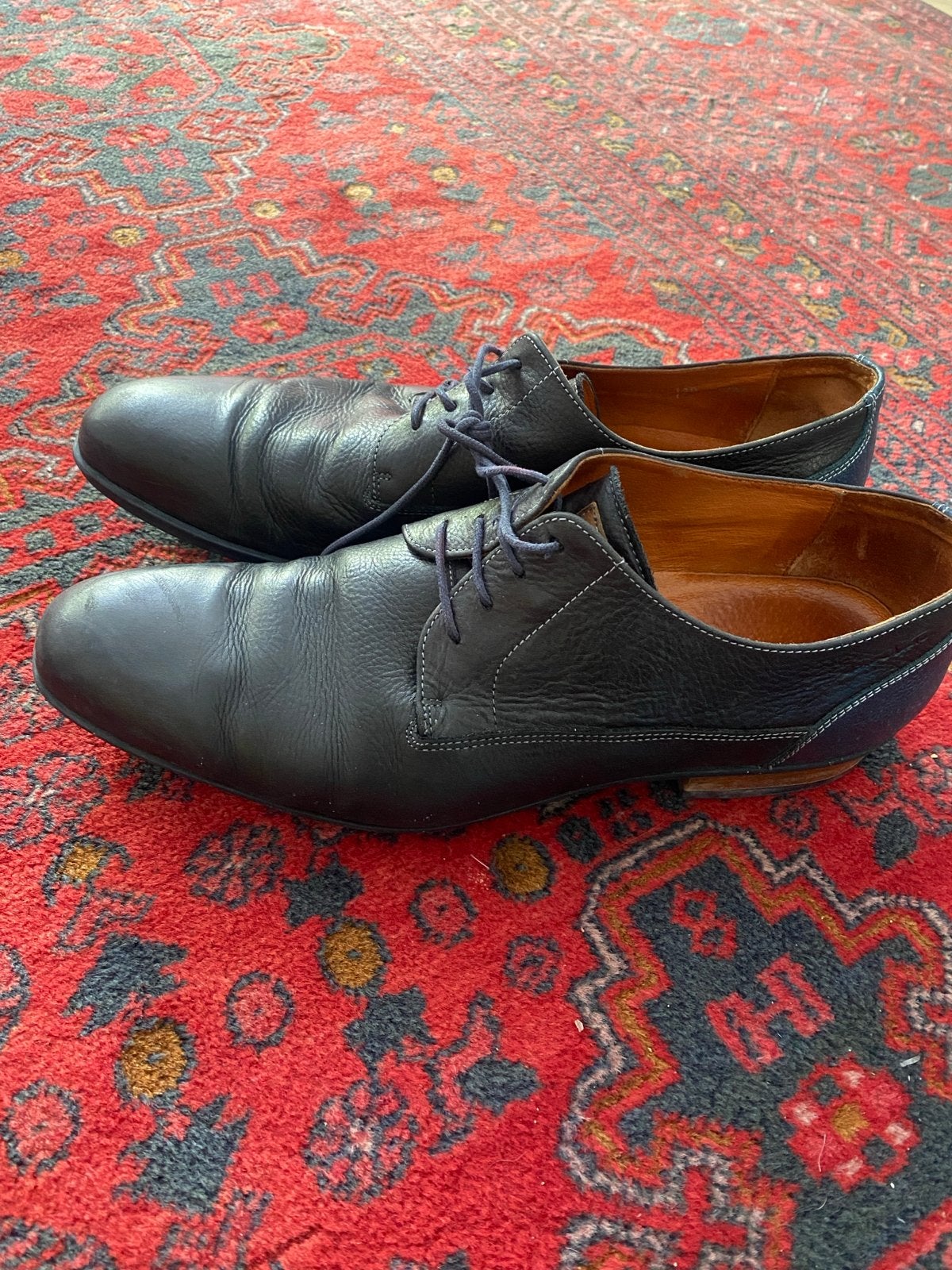 Van Lier Nette Schoenen - Maat 44, Ophalen, Gedragen, Zwart, Veterschoenen