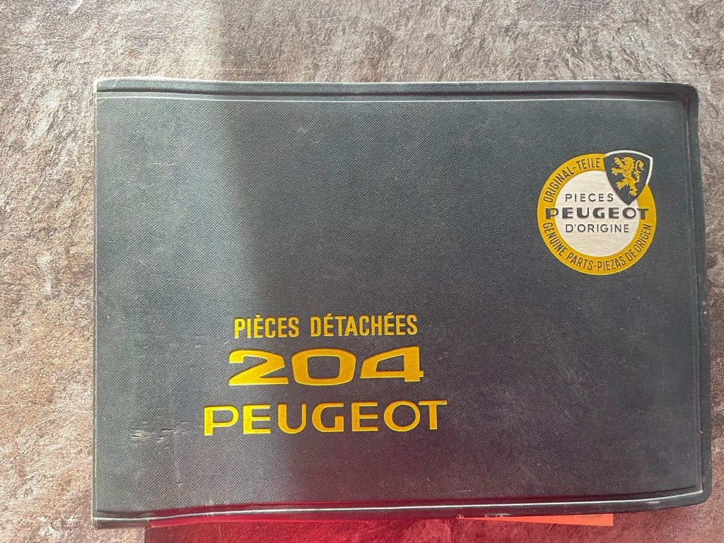 Peugeot 204 Onderdelen Catalogus - Klassieke Auto, Ophalen of Verzenden