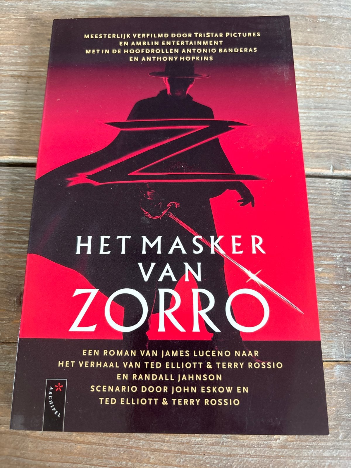 Het Masker van Zorro - Boek gebaseerd op de film, Ophalen of Verzenden, Zo goed als nieuw, Nederland