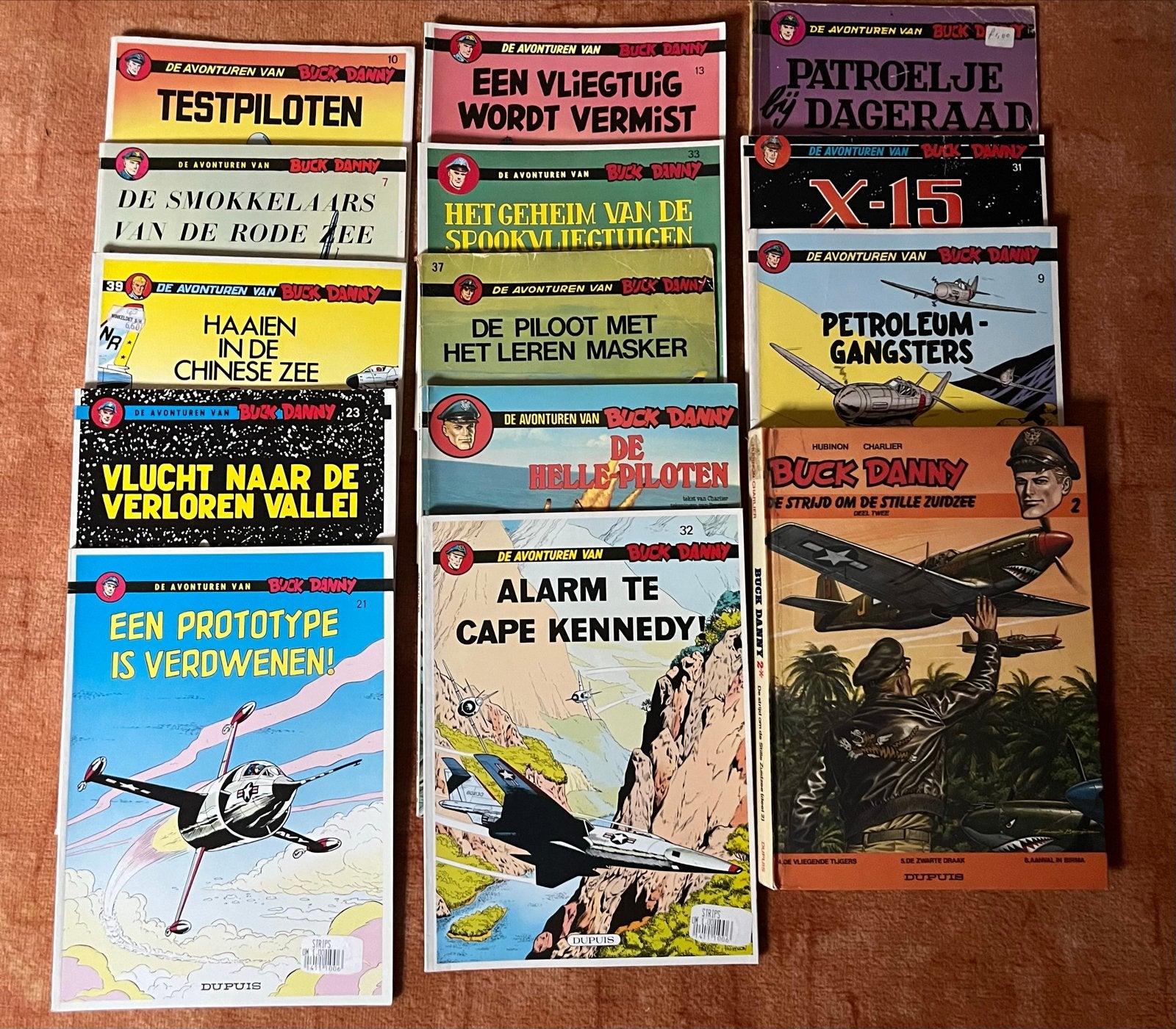Buck Danny stripboeken collectie - 13 delen, Meerdere stripboeken, Ophalen of Verzenden, Gelezen