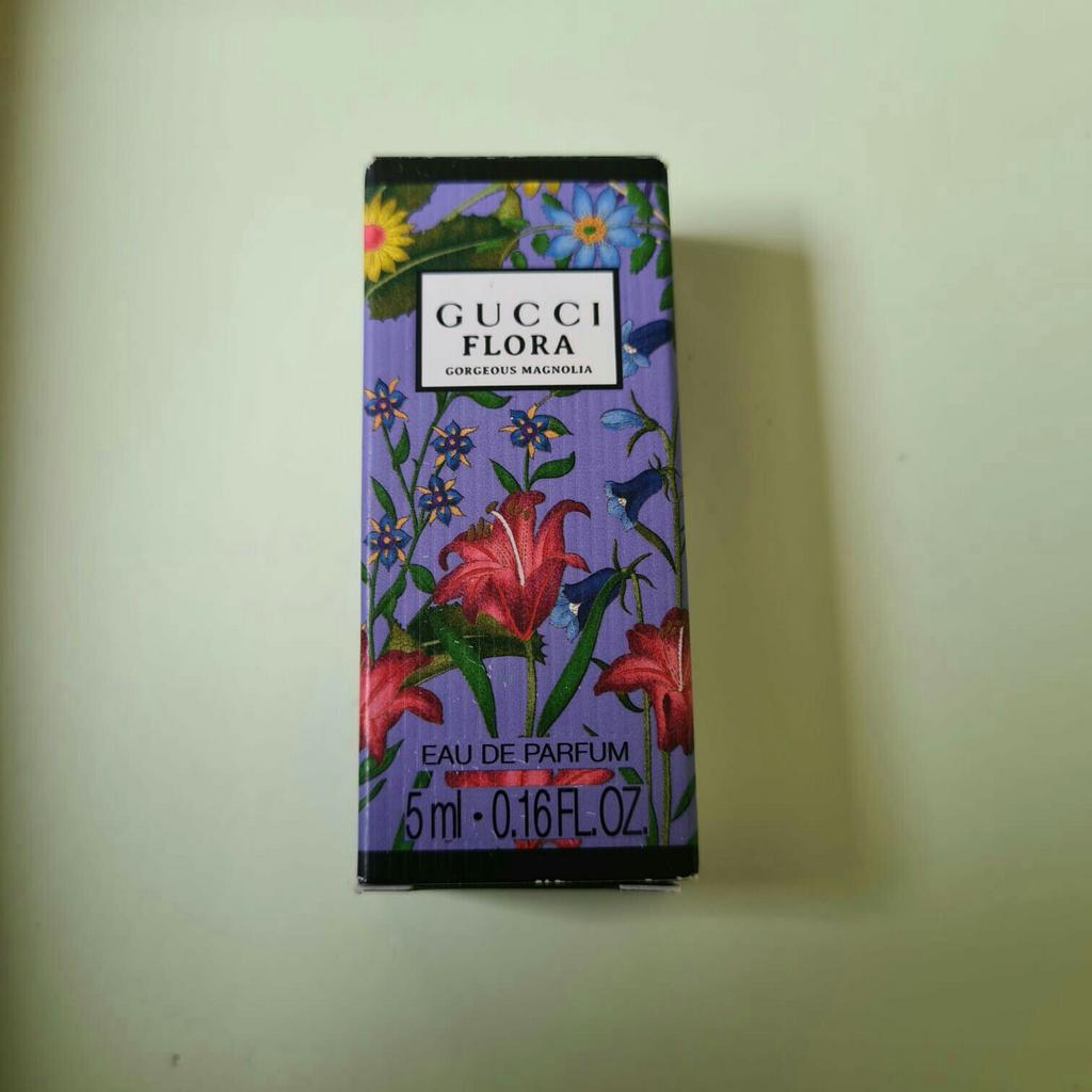 Gucci flora gorgeous magnolia eau de parfum miniatuur 5ml, Ophalen of Verzenden, Nieuw