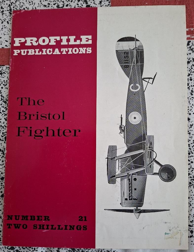 Profile: boekje Bristol Fighter F2B tweezits jachtvliegtuig, Hobby en Vrije tijd, Modelbouw | Vliegtuigen en Helikopters, Overige merken