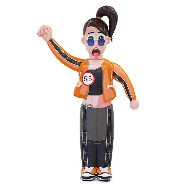 sarah vrouw hardcore gabber opblaasfiguur te huur, Ophalen, Zo goed als nieuw, Abraham of Sarah