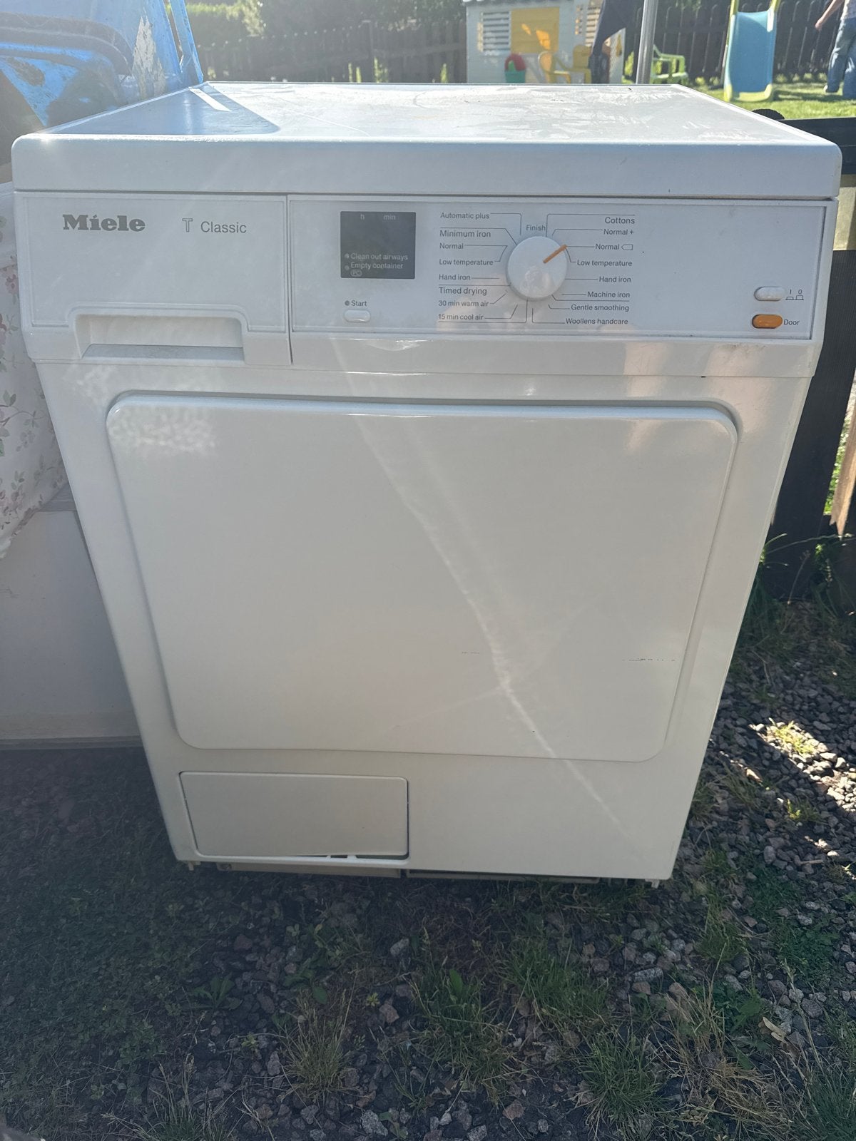Miele Condensdroger T Classic - Werkt perfect!, 6 tot 8 kg, Gebruikt, Ophalen of Verzenden, Voorlader