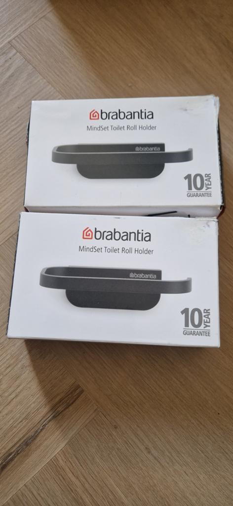 Brabantia Toilet rolhouder nieuw zwart, Ophalen of Verzenden, Nieuw, Zwart