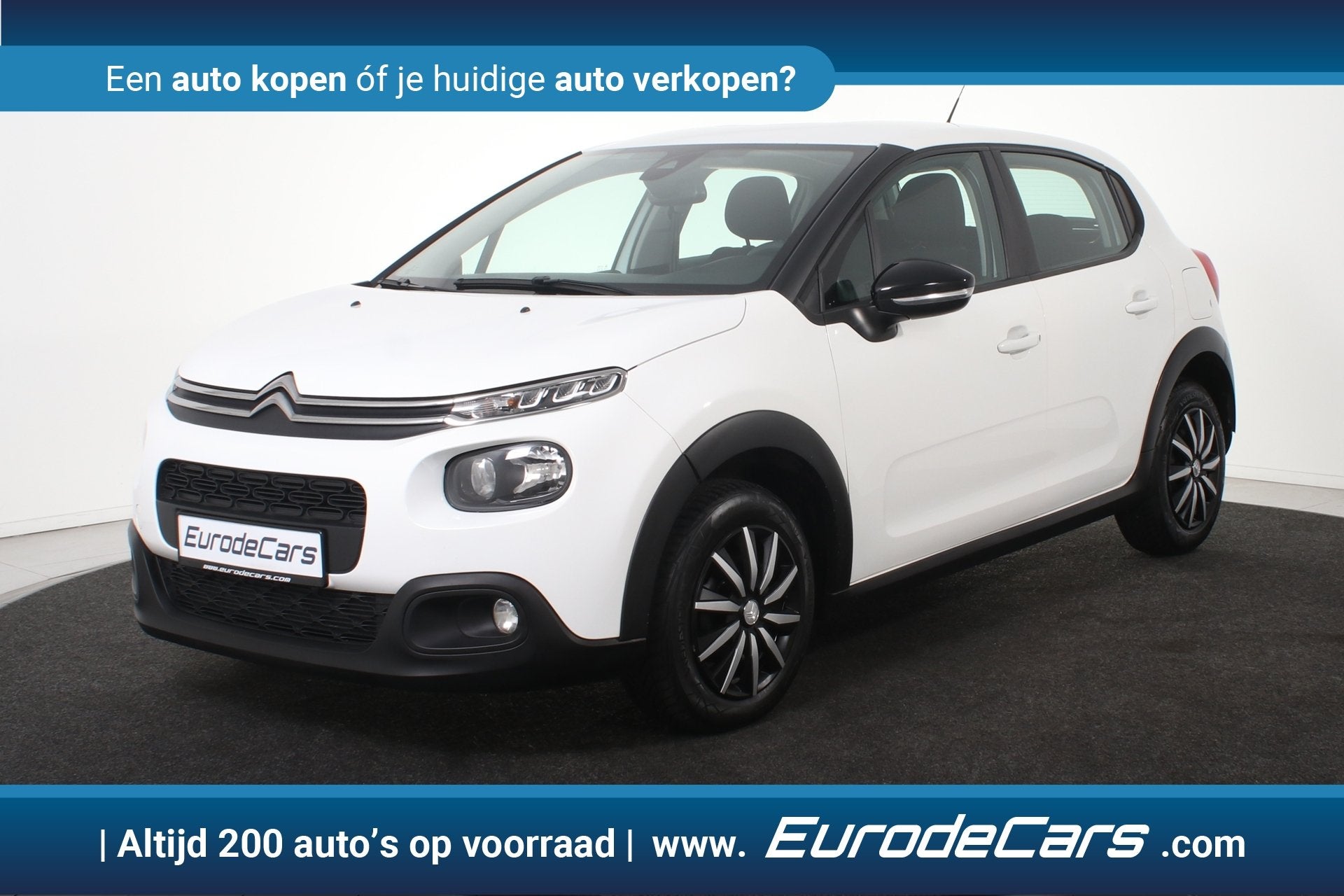 Citroën C3 Feel *1ste Eigenaar*Navigatie*Carplay*PDC*, Voorwielaandrijving, 1199 cc, 450 kg, Wit