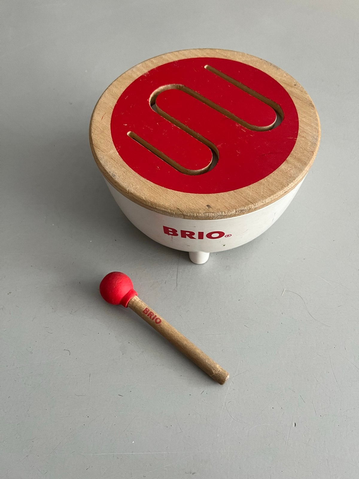 Brio trommel met stokje, Ophalen, Gebruikt, Overige typen, Met geluid