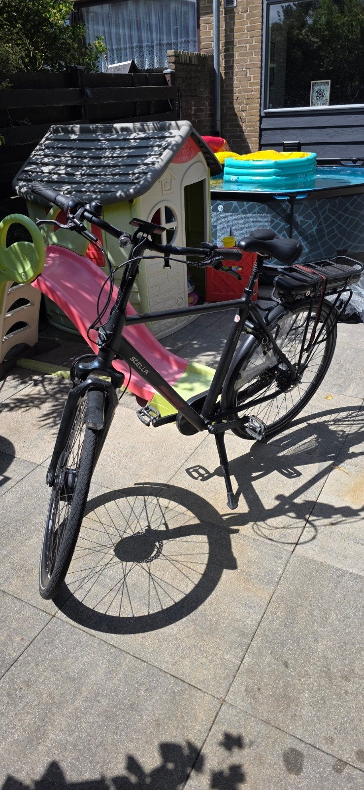 Stella Vicenza Herenfiets, Gebruikt, 50 km per accu of meer, 55 tot 59 cm, Ophalen