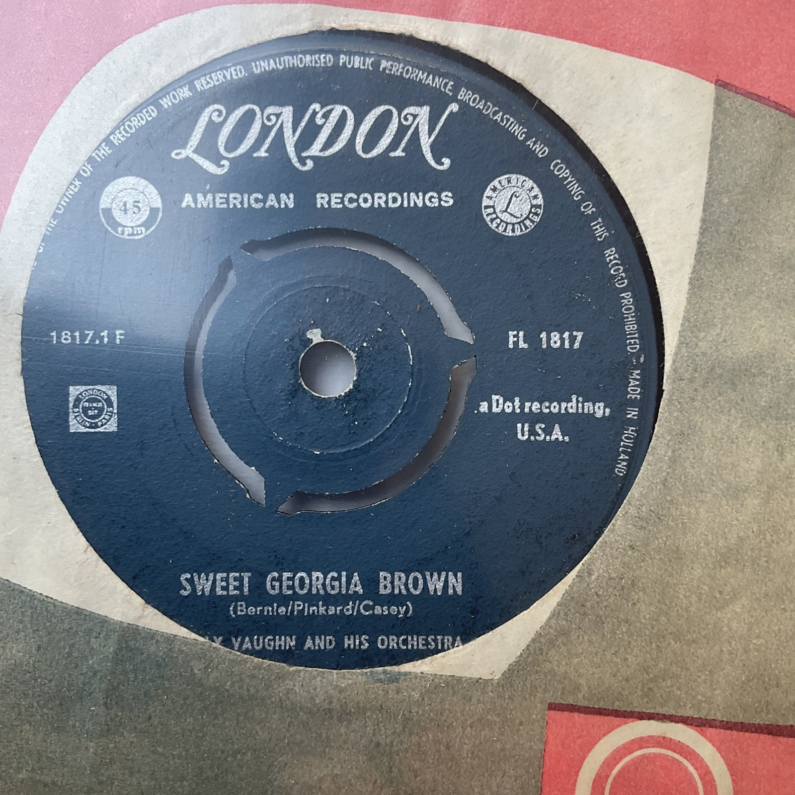 Billy Vaughn - Sweet georgia brown, Ophalen of Verzenden, Gebruikt, Pop