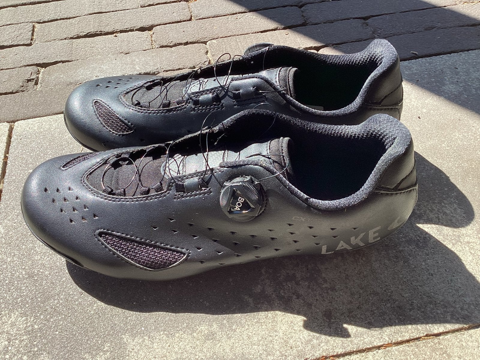 Lake CX177 racefiets schoenen maat 46 breed, Sport en Fitness, Wielrennen, Ophalen, Zo goed als nieuw, Kleding