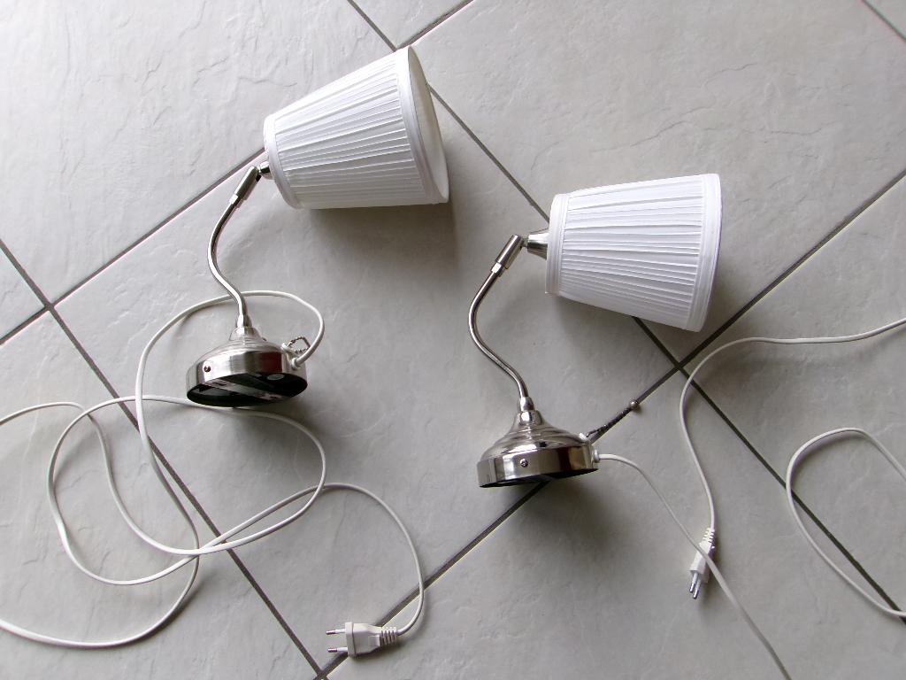 Ikea Arstid wandlampen, Huis en Inrichting, Lampen | Wandlampen, Ophalen of Verzenden, Zo goed als nieuw, Metaal