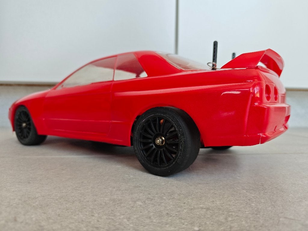 Tamiya TA02 Nissan Skyline jaren 90, Elektro, Gebruikt, Ophalen of Verzenden, Schaal 1:10