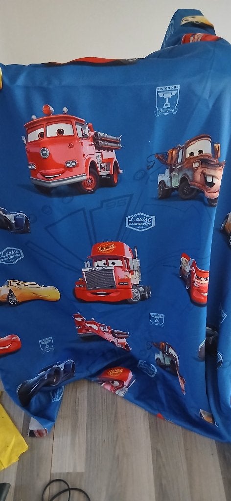 Cars gordijn, Ophalen of Verzenden, Zo goed als nieuw, Gordijnen of Lamellen