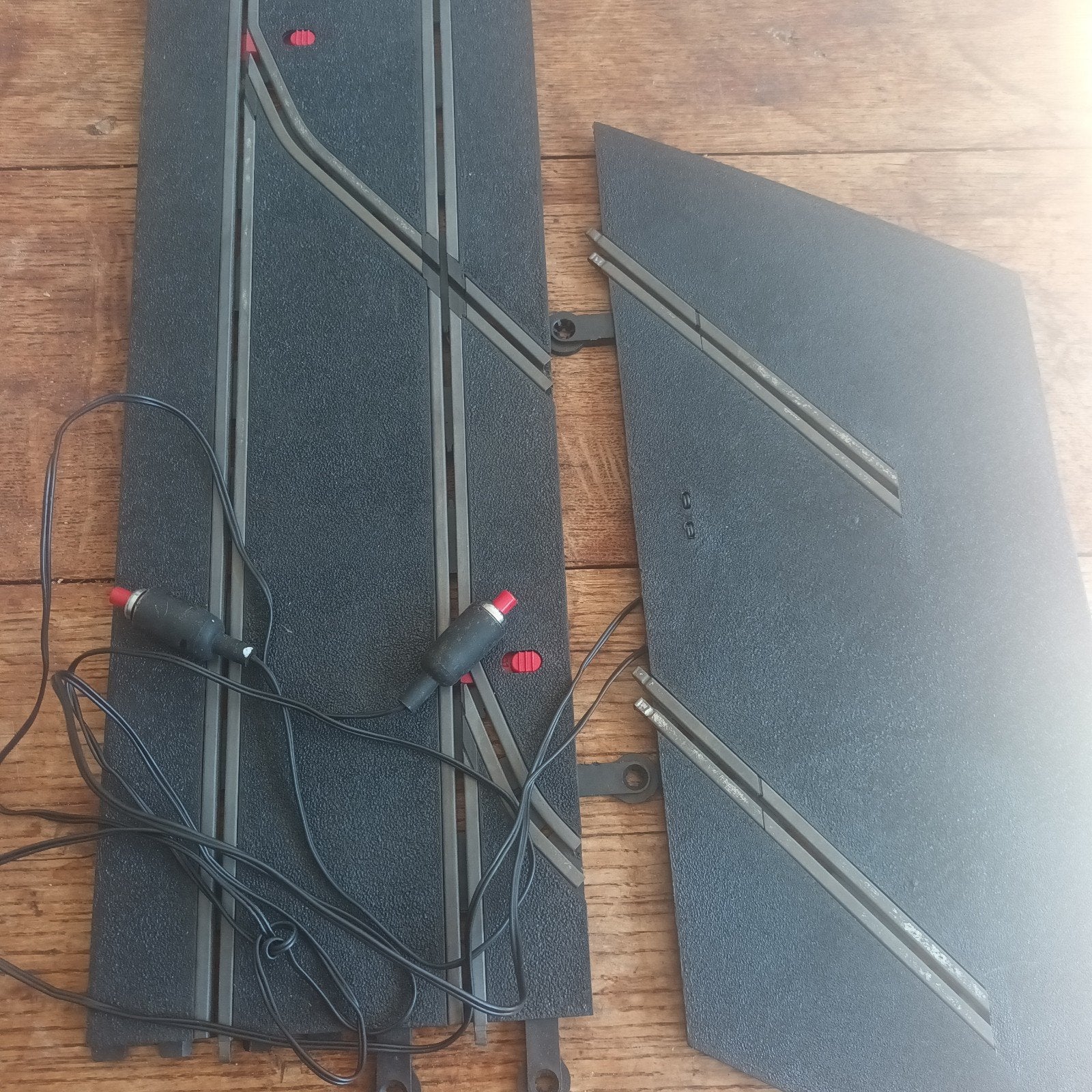 Scalextric Pitstraat 2-delig Compleet, Kinderen en Baby's, Speelgoed | Racebanen, Overige merken, Gebruikt, Onderdelen, Ophalen of Verzenden