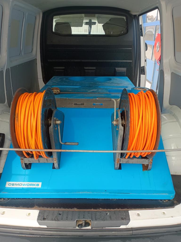 Tuckerpole  osmosworks 850 liter 2 haspels, Ophalen of Verzenden