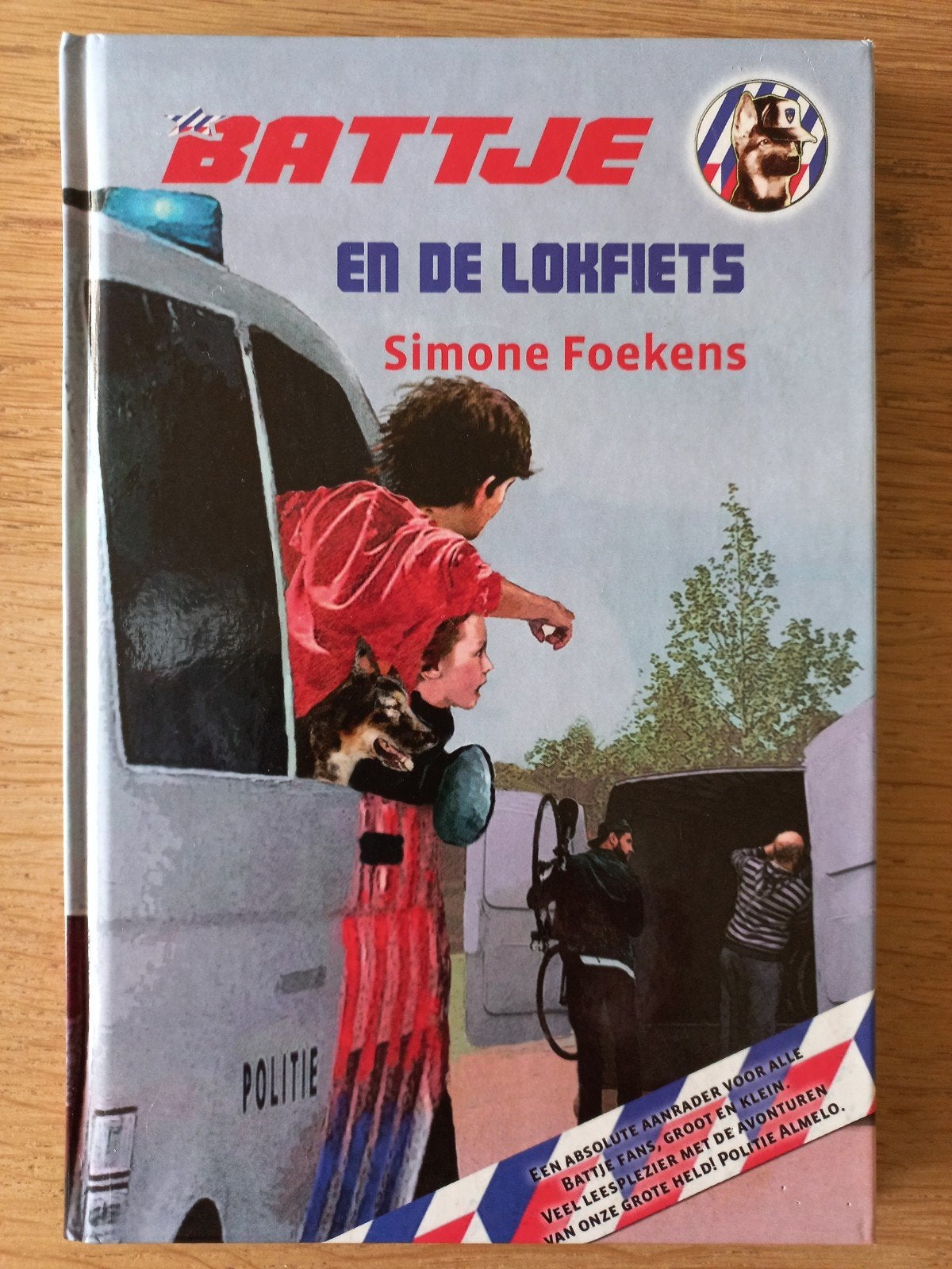 Battje en de lokfiets, Simone Foekens, spannend, chr. ZGAN!, Ophalen of Verzenden, Zo goed als nieuw