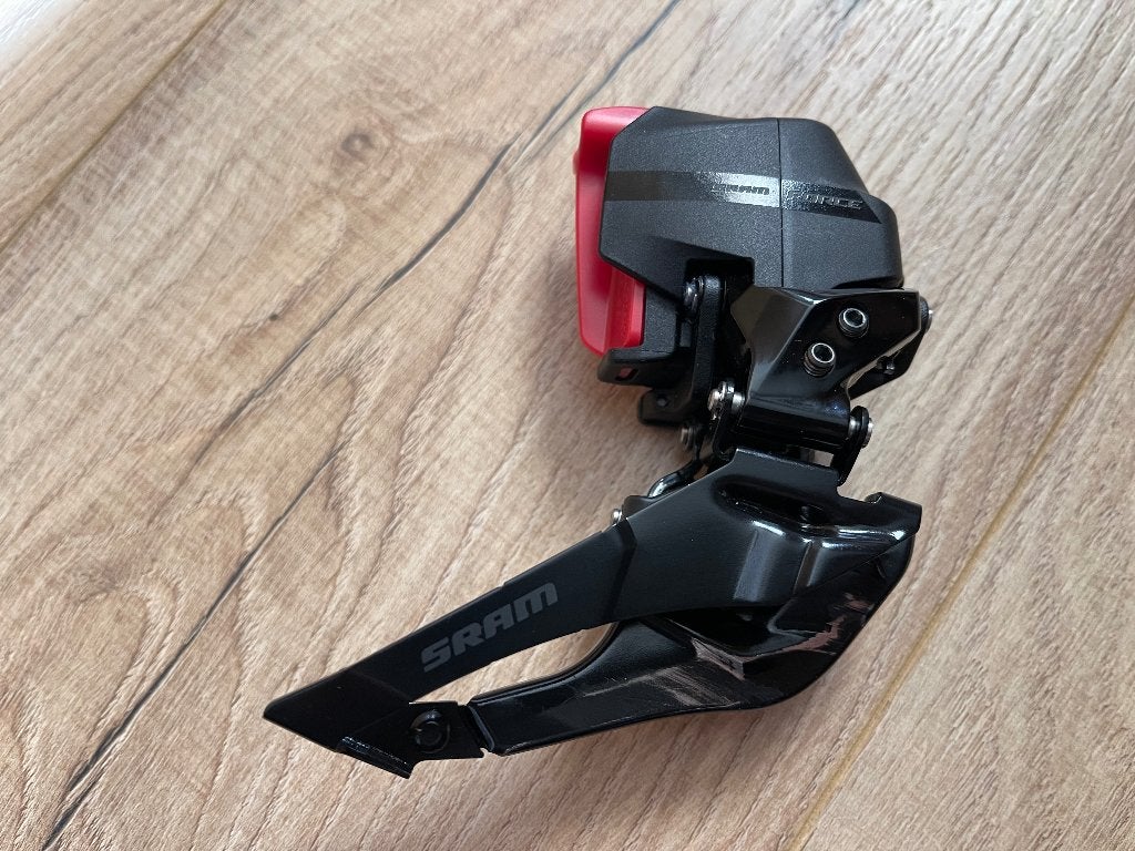 SRAM Force AXS D2 Voorderailleur, Ophalen of Verzenden, Zo goed als nieuw, SRAM, Derailleur of Ketting
