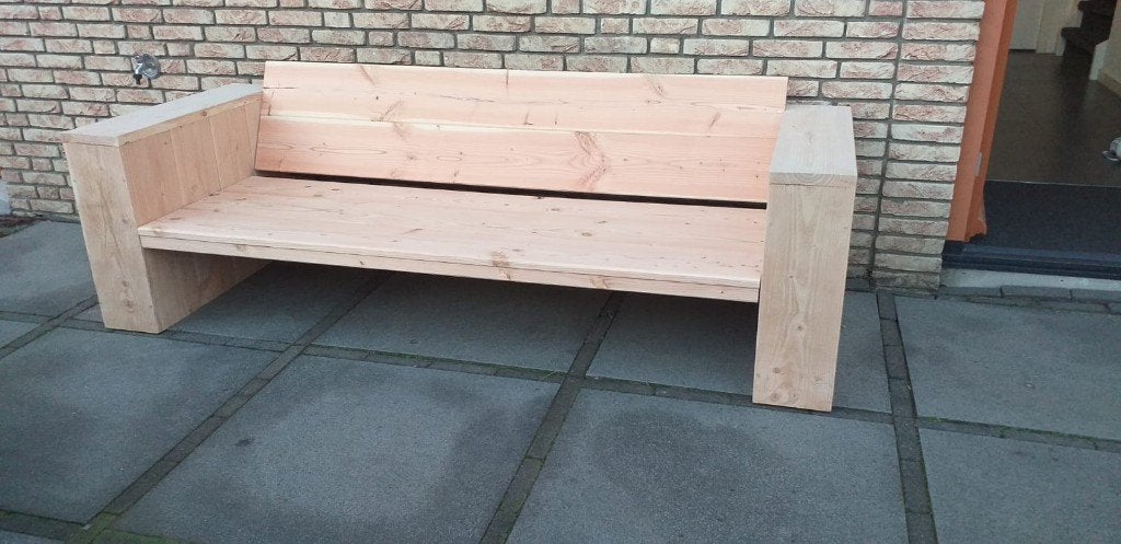 Loungebank van douglas hout 180cm - bank - tuinbank - relax, Ophalen of Verzenden, Nieuw