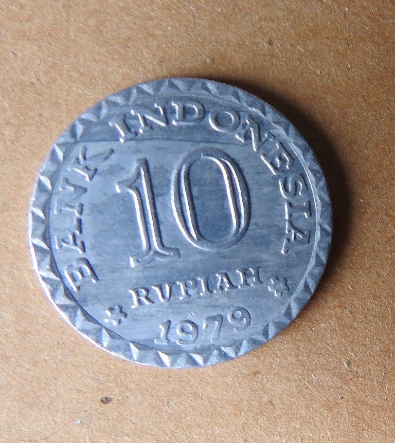 Munt Indonesië  10 Rupiah  1979 //, Postzegels en Munten, Verzenden, Zuidoost-Azië, Losse munt