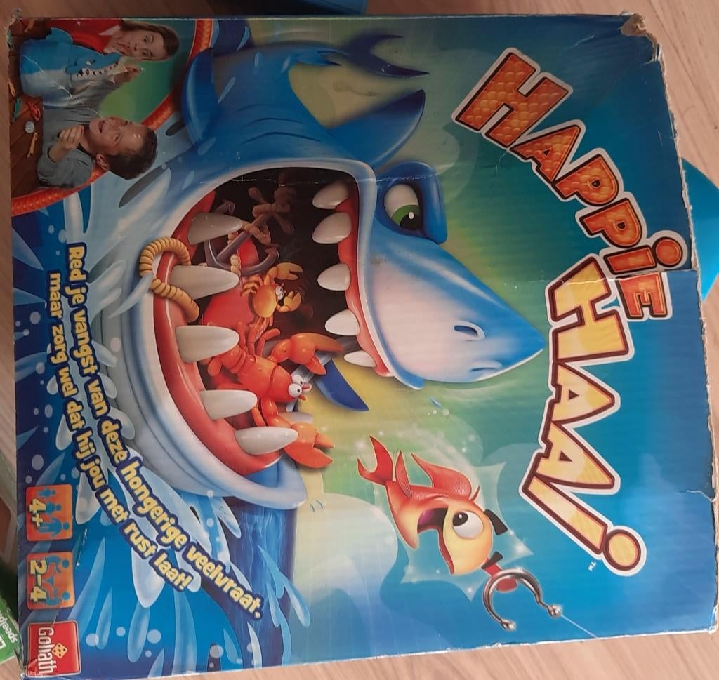 Gezelschapsspel Happie Haai, Hobby en Vrije tijd, Gezelschapsspellen | Bordspellen, Ophalen, Gebruikt