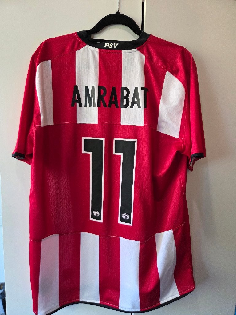 PSV Thuis shirt 2008 2010 maat L Amrabat, Maat L, Ophalen of Verzenden, Zo goed als nieuw, Shirt