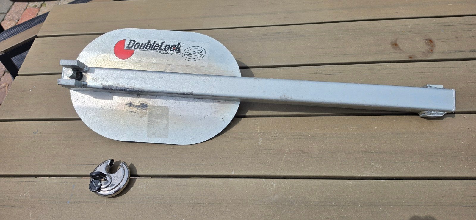 DoubleLock wielklem voor aanhanger/caravan, Ophalen, Gebruikt