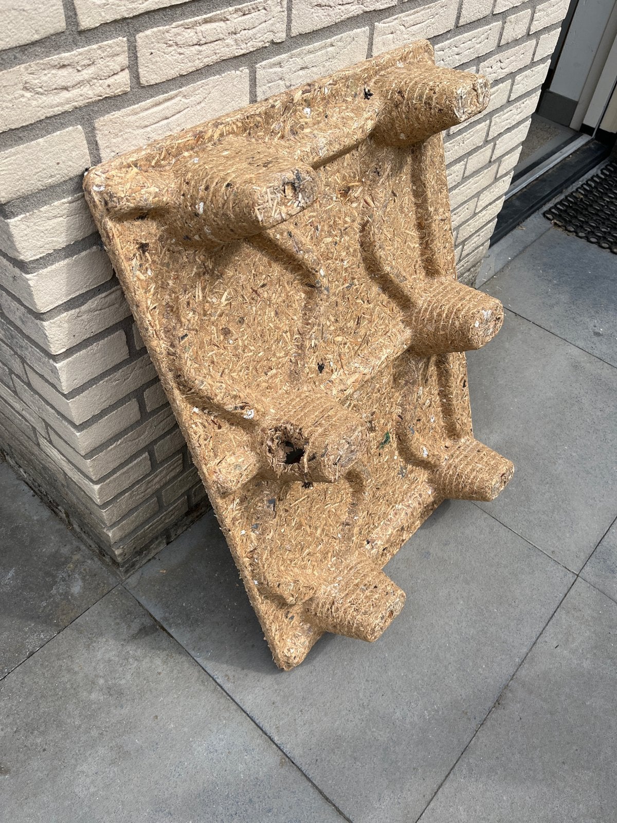 Pallet geperst hout 80x60 - Gratis af te halen, Ophalen