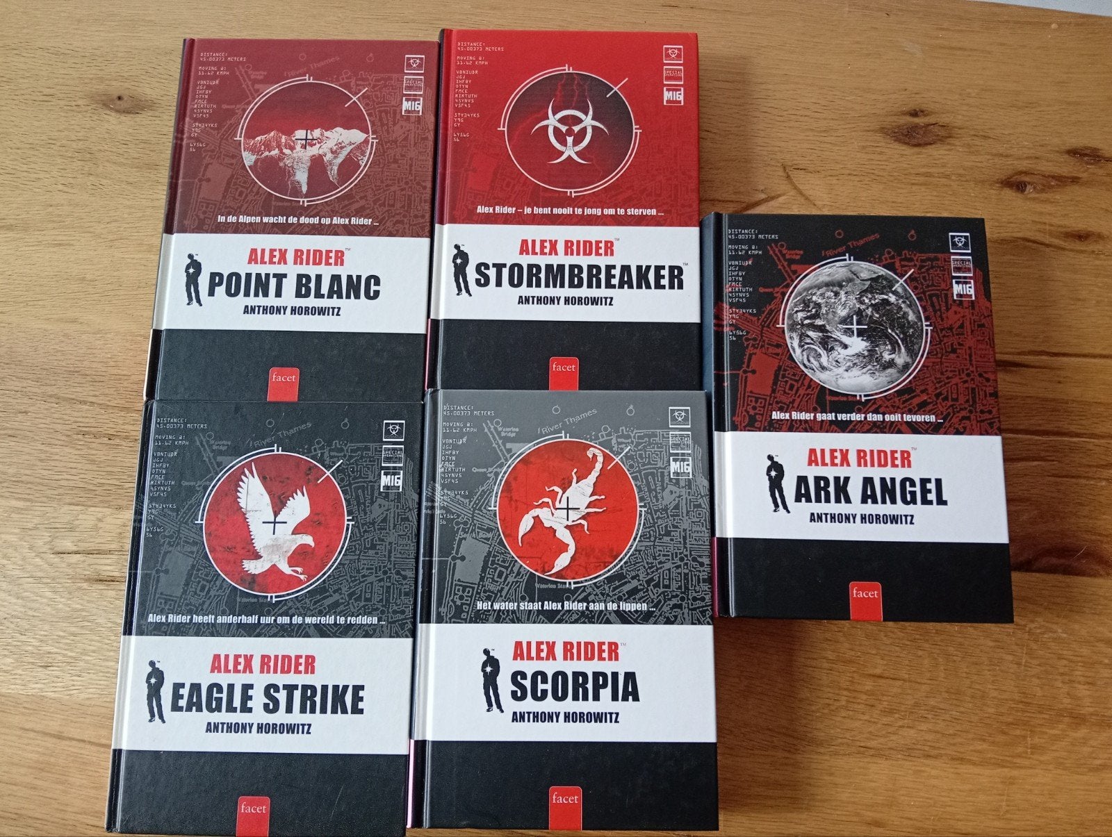 Alex Rider boekenreeks - Anthony Horowitz (5 delen), Ophalen of Verzenden, Gelezen, Anthony Horowitz