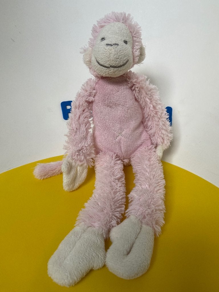 K2580 happy horse aap aapje roze, Ophalen of Verzenden, Zo goed als nieuw, Overige typen