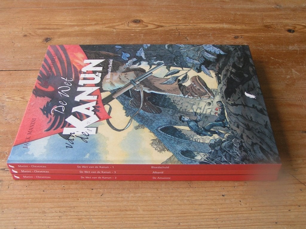 De wet van de Kanun ~ Complete serie hardcovers 1 t/m 3, Boeken, Eén stripboek, Ophalen of Verzenden, Nieuw
