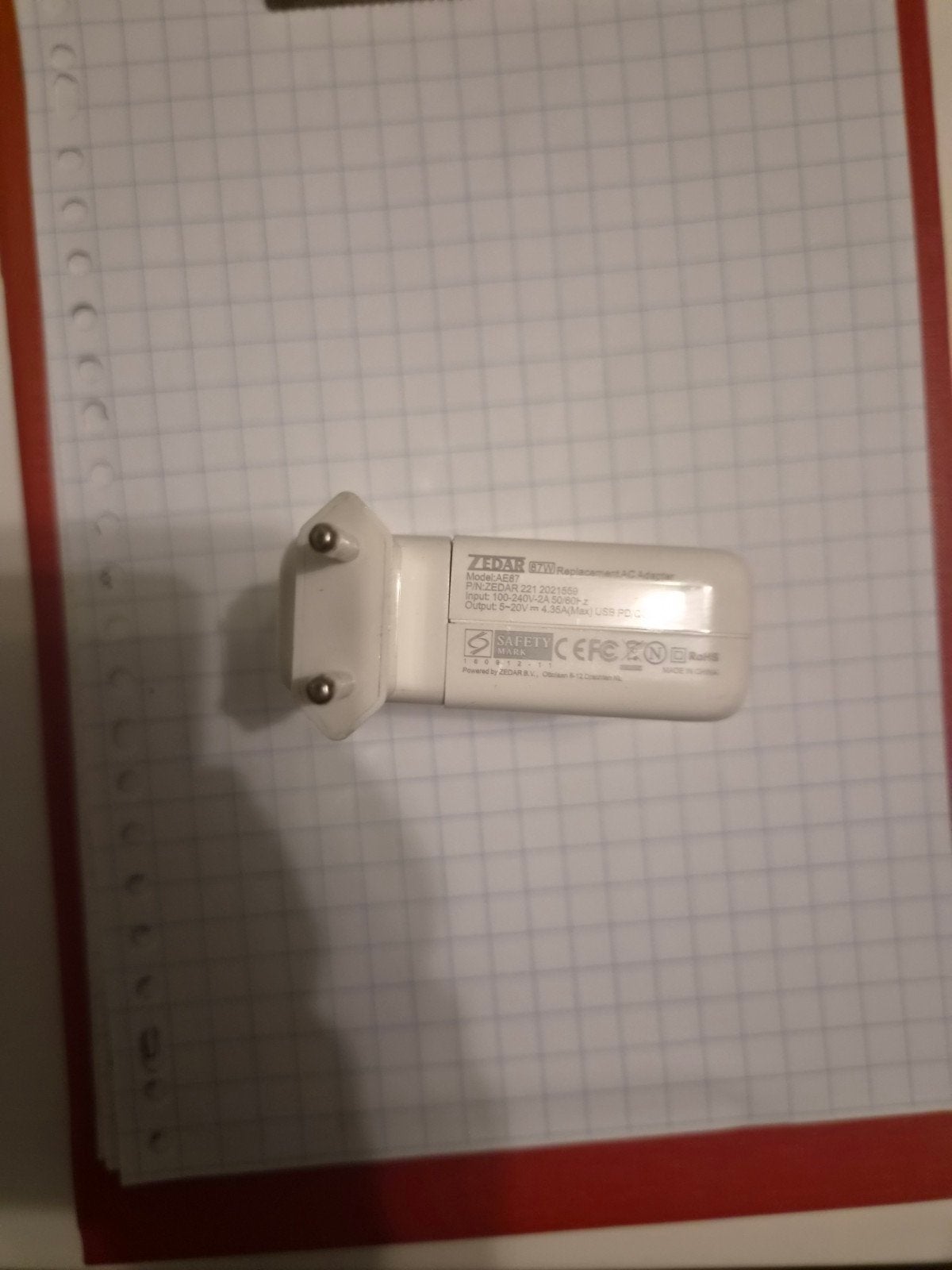 ZEDAR USB-C Oplader Adapter - Wit, Universeel, USB-C, Adapter, Ophalen of Verzenden