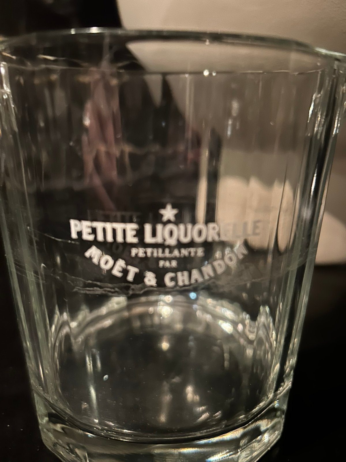 Vintage Glass Moet & Chandon  Ice Bucket uit 1970, Verzamelen, Ophalen of Verzenden, Zo goed als nieuw, Overige typen