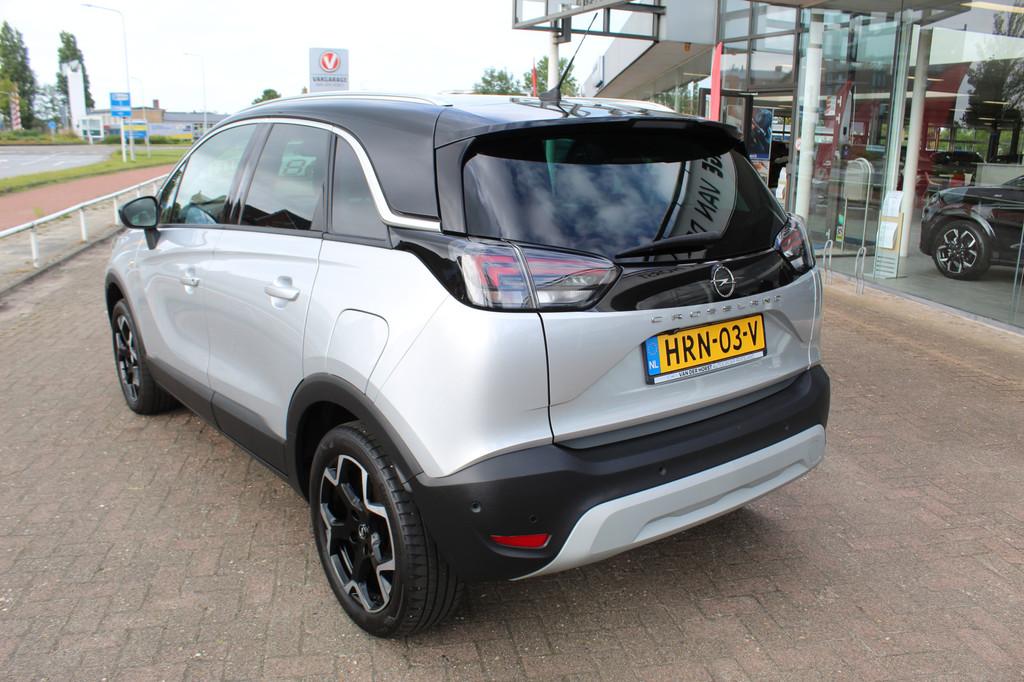 Opel Crossland 1.2-110pk Turbo 'Elegance'. Mooie en luxe hoo, 12 maanden, Gebruikt, Zwart, 1199 cc