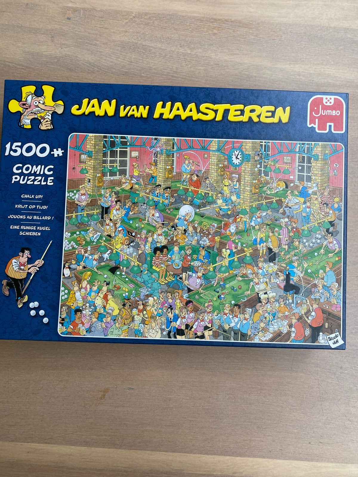 Jan van Haasteren 1500 stukjes - Biljart), Ophalen, 500 t/m 1500 stukjes, Gebruikt, Legpuzzel