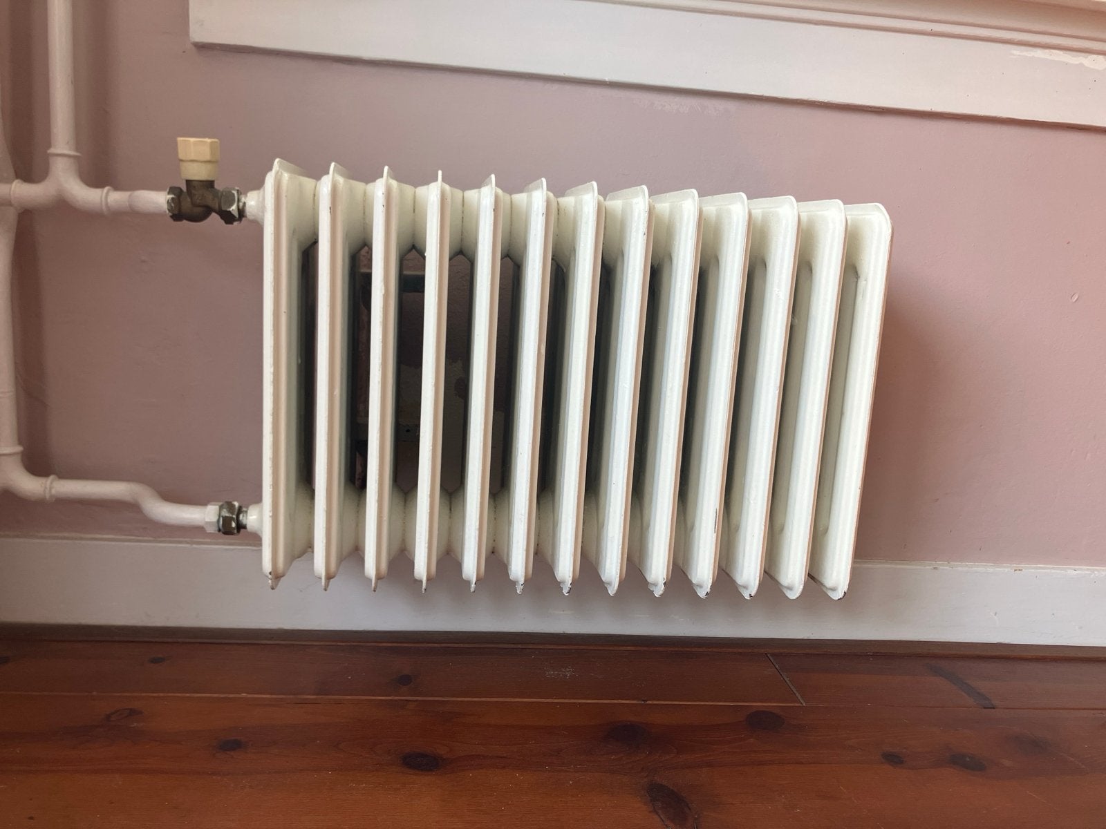 Klassieke retro radiatoren wit - diverse lengtes, Ophalen, 30 tot 80 cm, Gebruikt, Radiator
