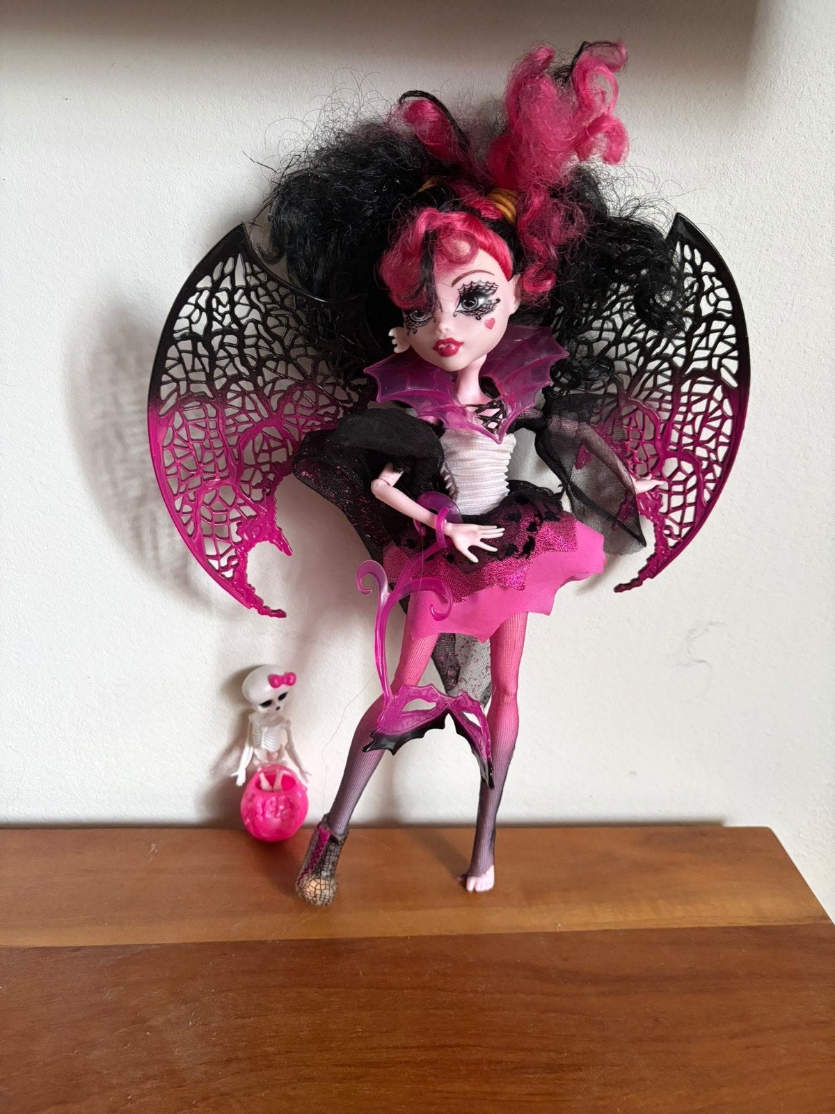 Monster High Ghouls Rule Draculaura pop met accessoires, Kinderen en Baby's, Ophalen of Verzenden, Gebruikt, Overige typen