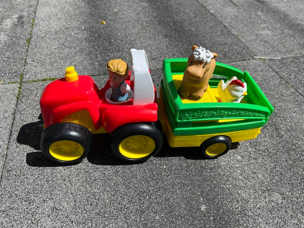 Fisher-Price Little People Tractor compleet, Kinderen en Baby's, Ophalen of Verzenden, Gebruikt