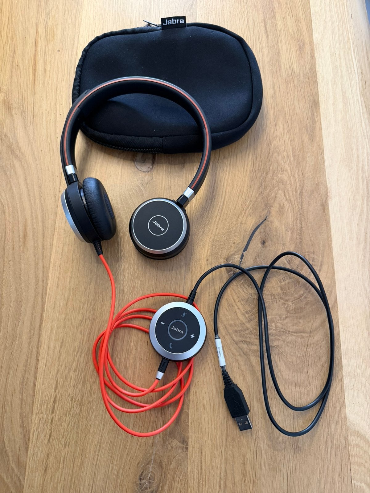 Jabra office headset, Draagtas/etui, On-ear, Ophalen of Verzenden, Zo goed als nieuw