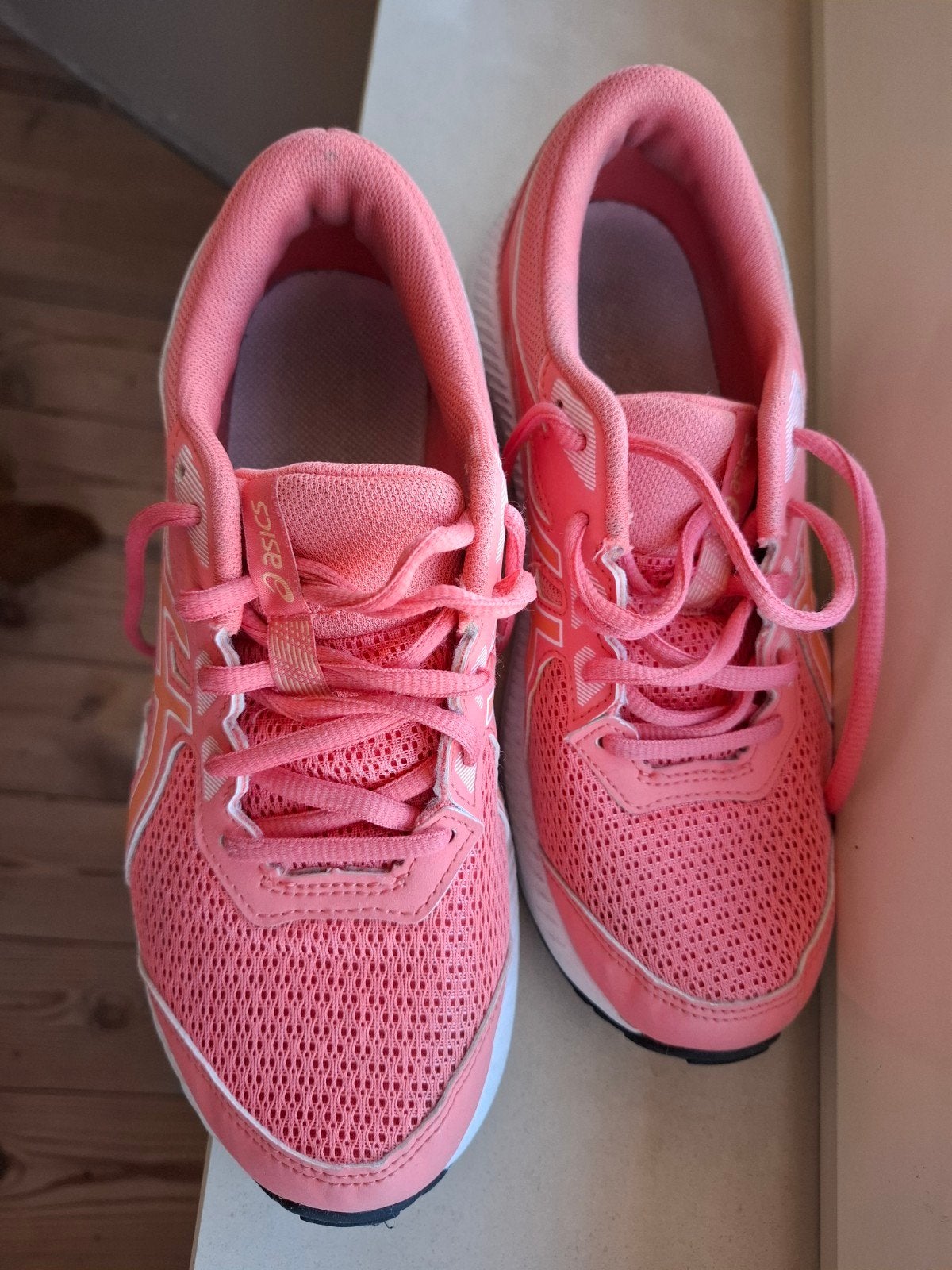 ASICS hardloopschoenen- gymschoenen maat 39, Ophalen of Verzenden, Zo goed als nieuw, Roze, Sneakers of Gympen