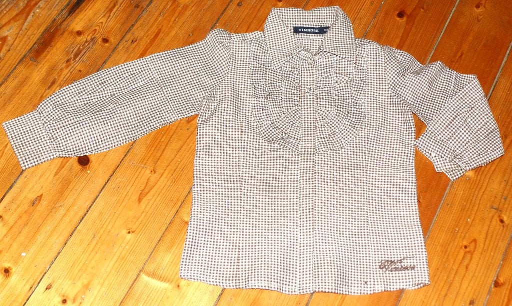 mooie Vinrose blouse maat 104, Kinderen en Baby's, Kinderkleding | Maat 104, Vinrose, Meisje, Overhemd of Blouse, Ophalen of Verzenden