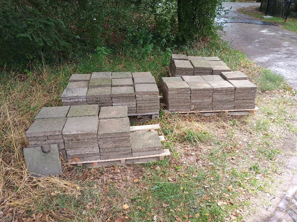 250 tegels 30x30 gratis, Ophalen, Gebruikt, 10 m² of meer, Beton