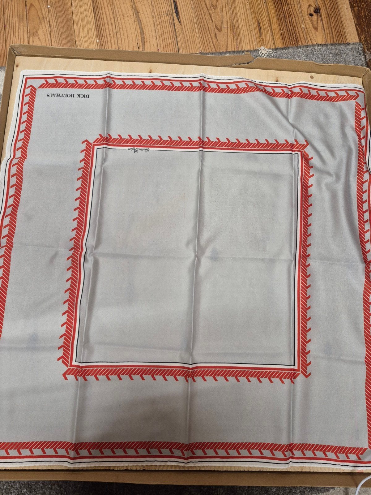 Vintage Dick Holthaus zakdoek/sjaal, Kleding | Dames, Ophalen of Verzenden, Zo goed als nieuw, Maat 38/40 (M), Sjaal