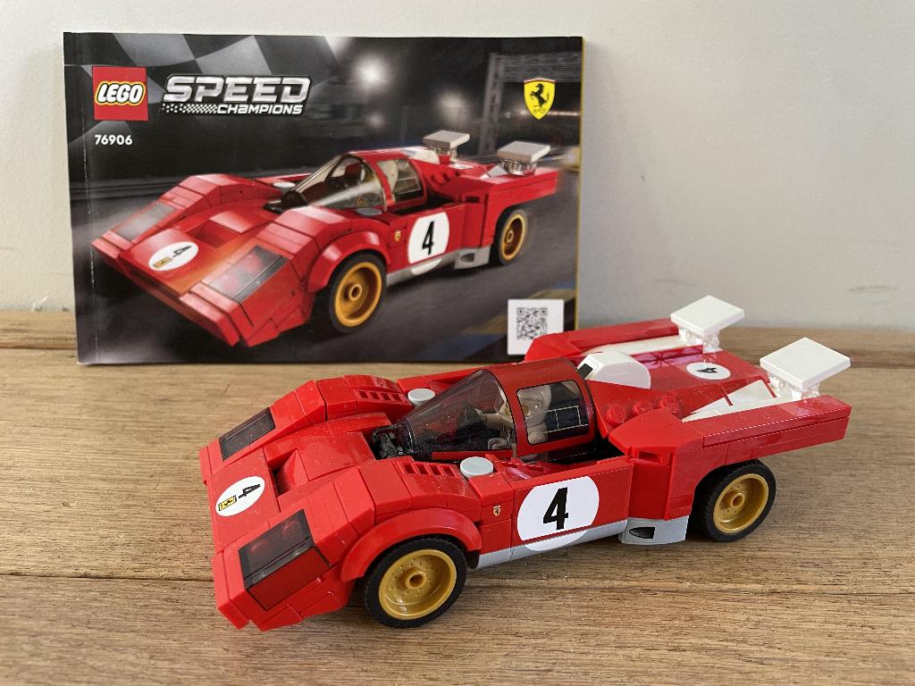 Lego SPEED Champions 1970 Ferrari 512 M, Lego, Zo goed als nieuw, Complete set, Speed Champions