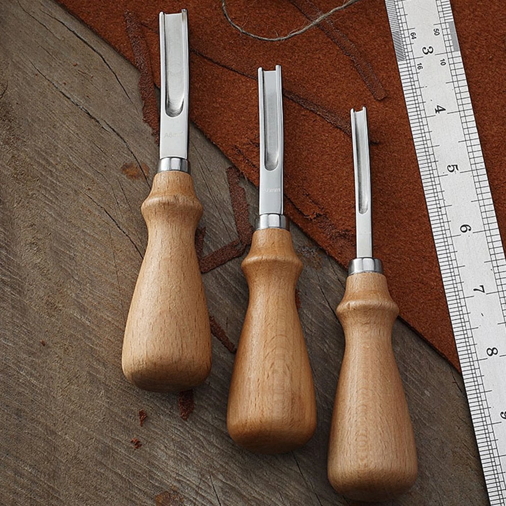 Leer Schaaf / Schaver Leren Gereedschap Skiving Mes Tool, Verzenden, Nieuw