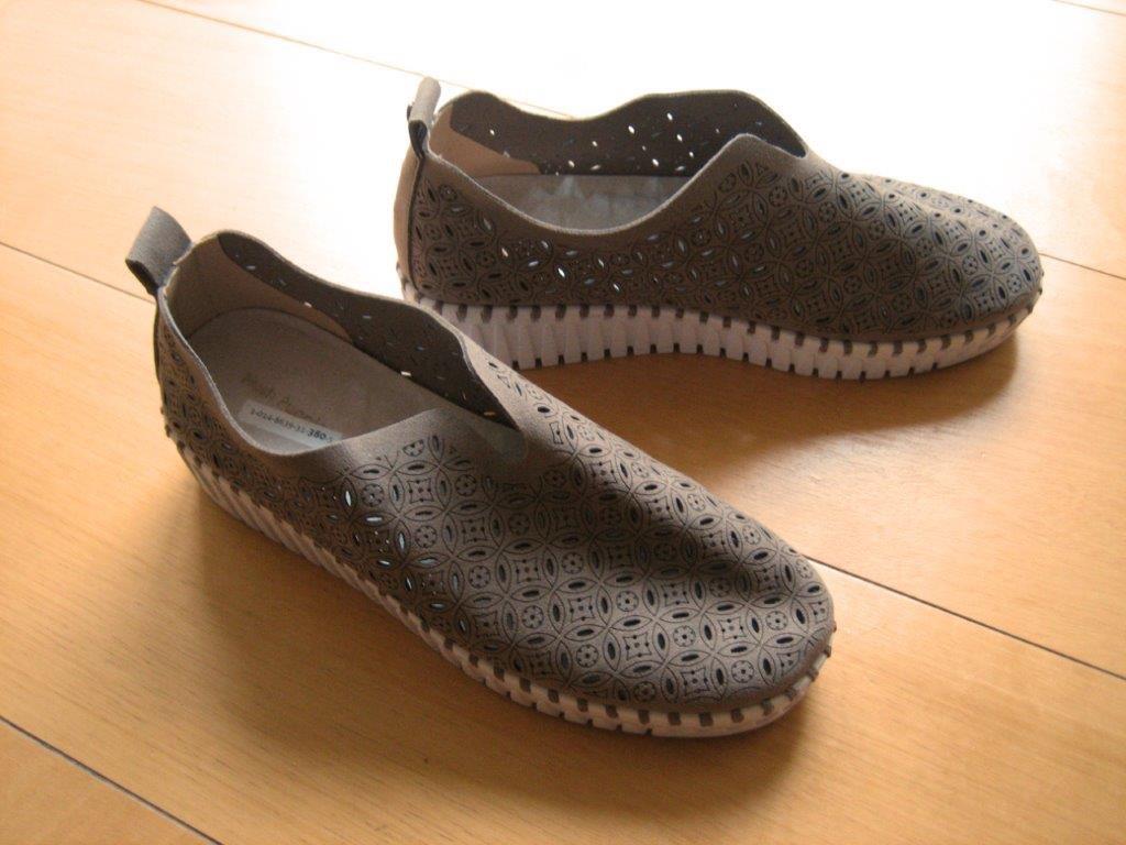 Luchtige taupe instappers HUSH PUPPIES 38 snazzeys, Bruin, Verzenden, Instappers, Nieuw