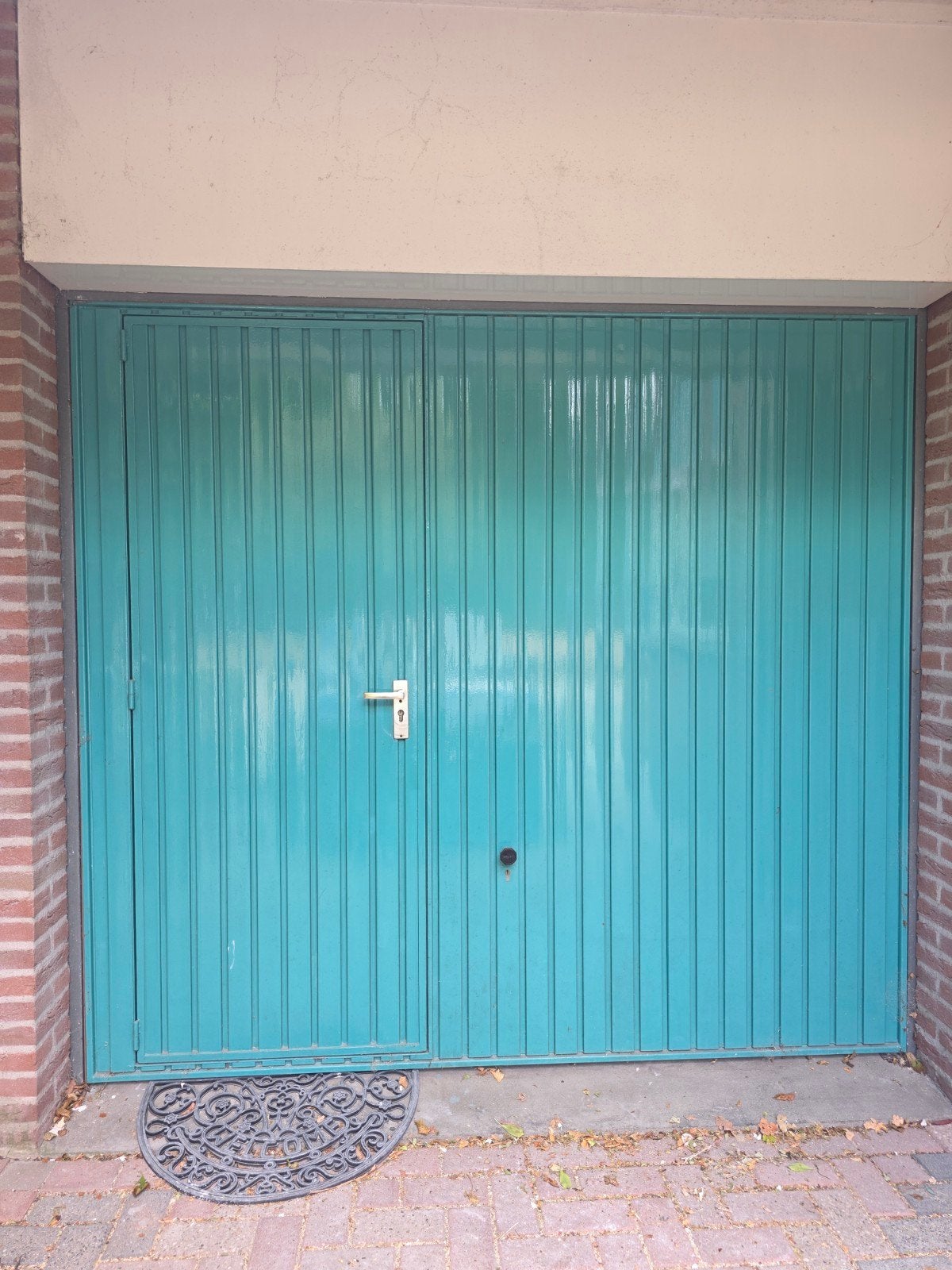 Garagedeur kanteldeur + loopdeur, Ophalen, Gebruikt, Garagedeur, Metaal
