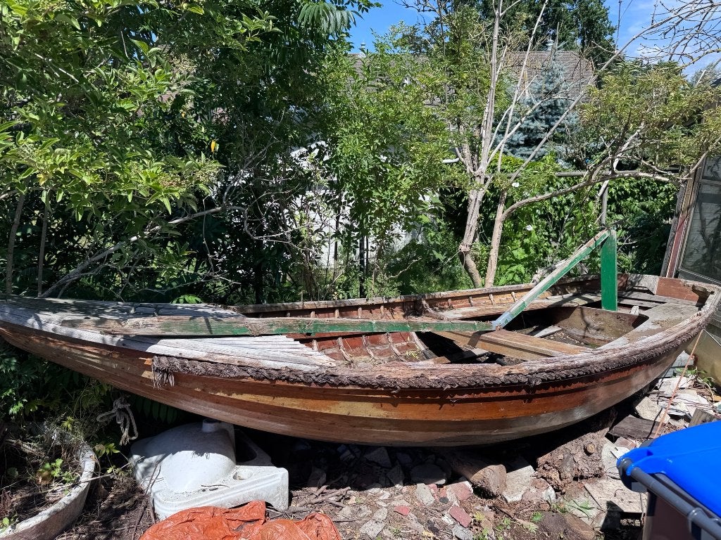 decoratie boot, Ophalen, Gebruikt