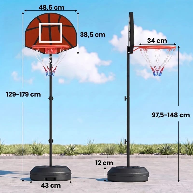 basketbalveld basketbal Basketbalring & Dartbord 2-in-1, Sport en Fitness, Ophalen of Verzenden, Nieuw, Ring, Bord of Paal