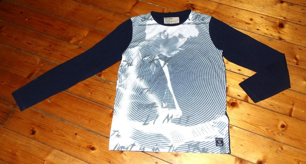 mooie Garcia Jeans longsleeve maat 164 - 170, Kinderen en Baby's, Kinderkleding | Maat 164, Ophalen of Verzenden, Zo goed als nieuw
