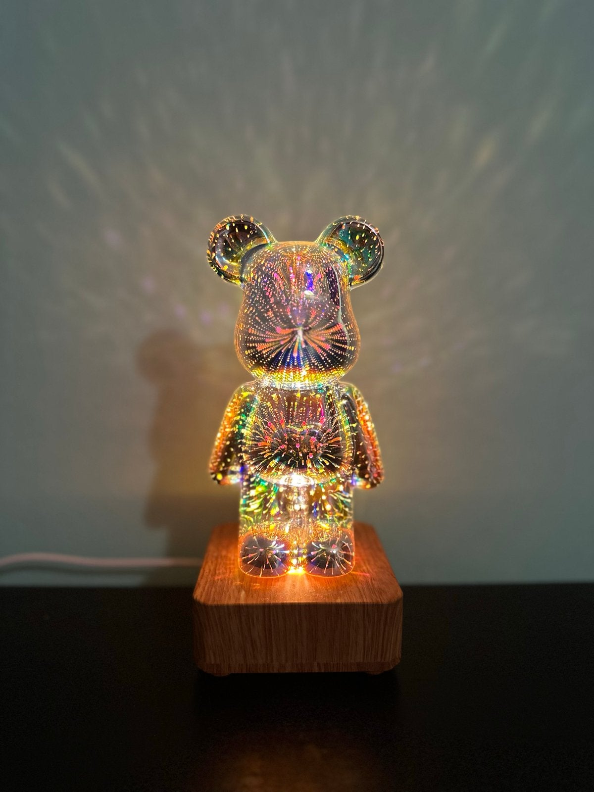 POP ART - Lamp | Beertje | Decoratie | Funky | Uniek | Y2K, Figuurlamp, Art deco, Meerkleurig, Ophalen of Verzenden